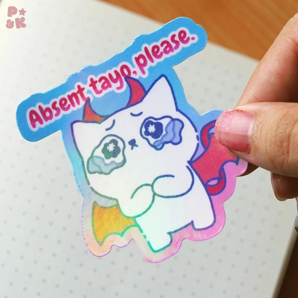 Absent Tayo, Please? — Sticker