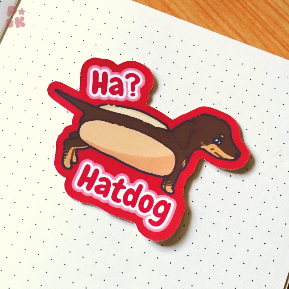 Ha? Hatdog — Sticker