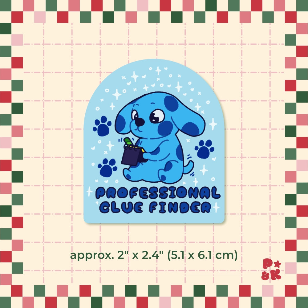 Professional Clue Finder — Sticker