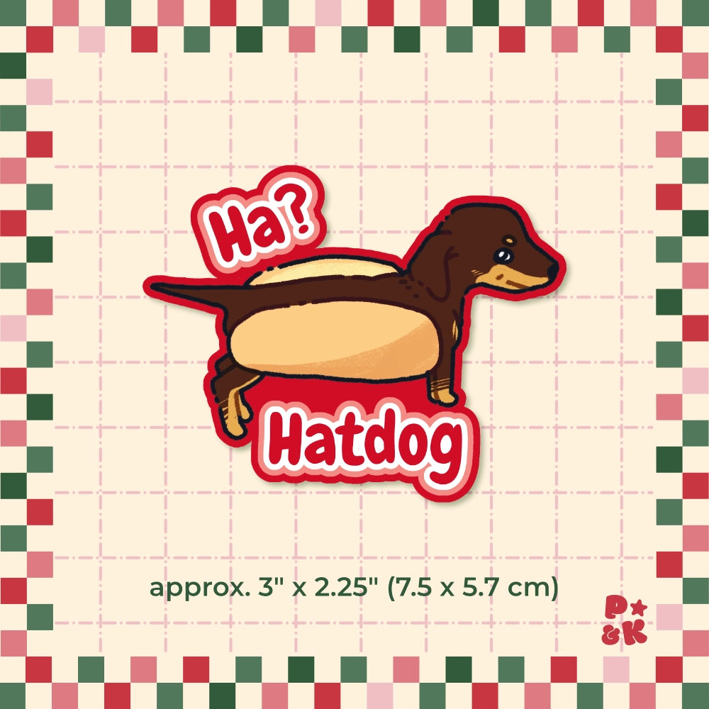 Ha? Hatdog — Sticker