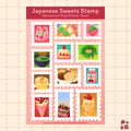 Japanese Stamp Snacks — Sticker Sheet