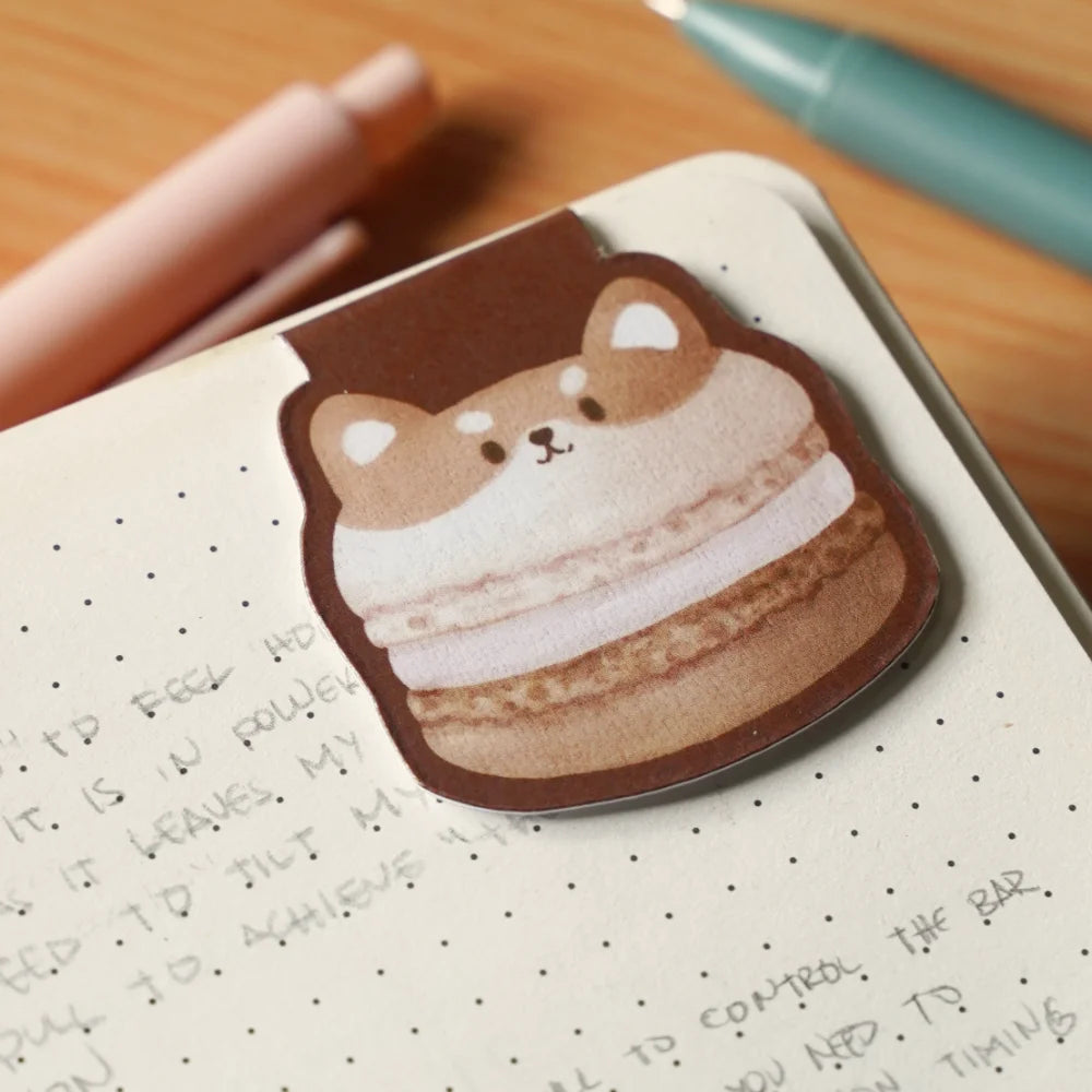 Doggo Macaron — Magnetic Bookmark