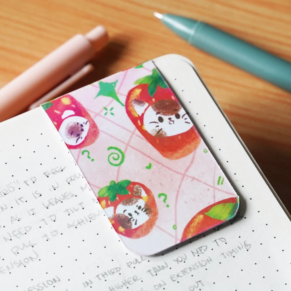 Berry Cats Set — Magnetic Bookmark