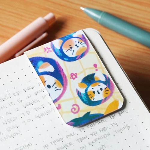 Berry Cats Set — Magnetic Bookmark