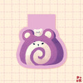 Ube Bear Roll — Magnetic Bookmark