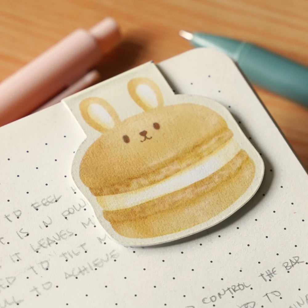 Bunny Macaron — Magnetic Bookmark