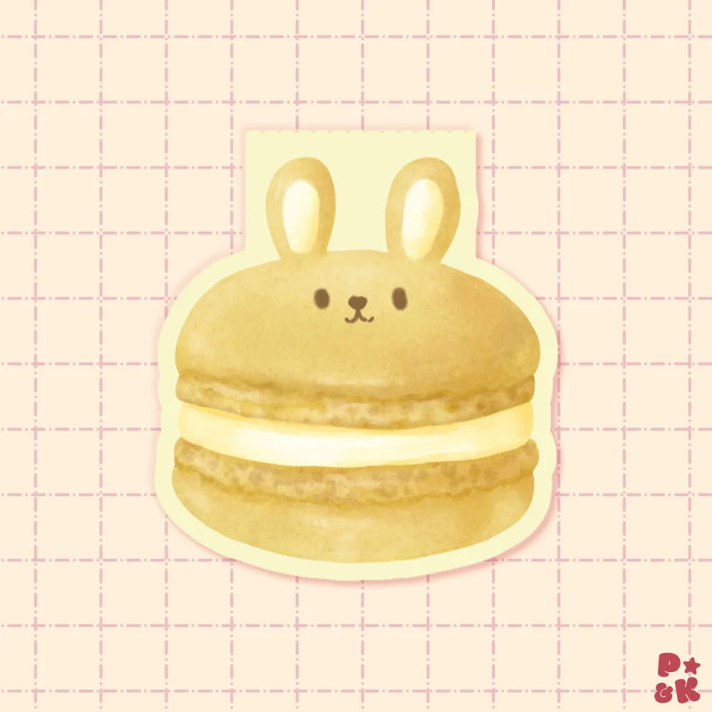 Bunny Macaron — Magnetic Bookmark