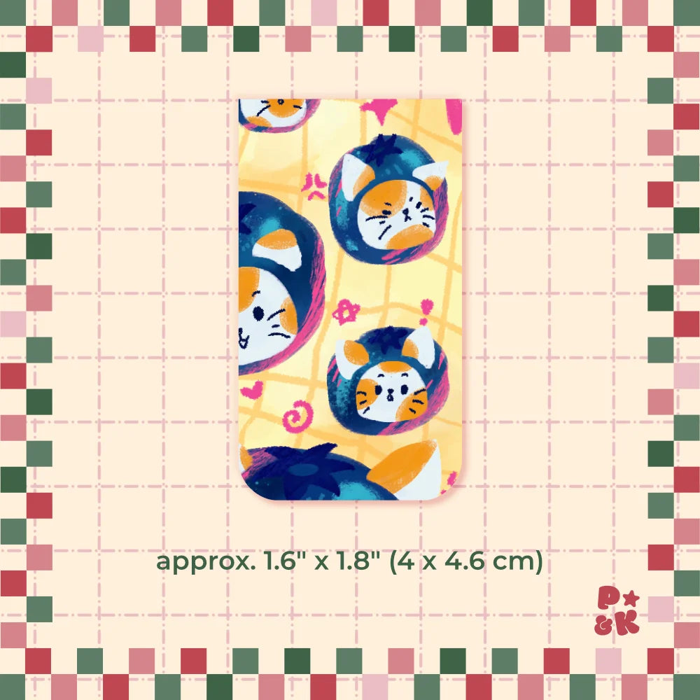 Blueberry Cats — Magnetic Bookmark