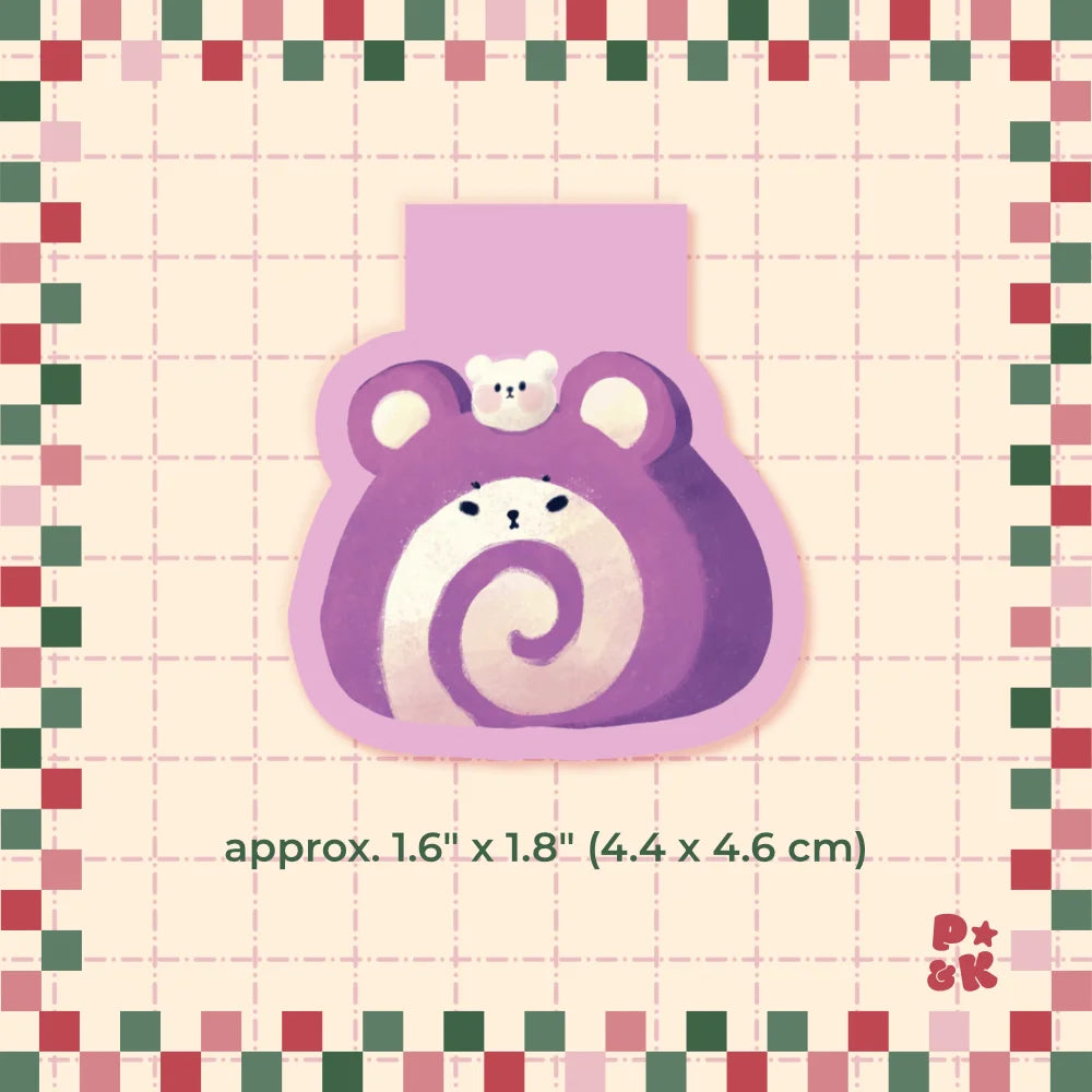 Cake Roll Set — Magnetic Bookmark