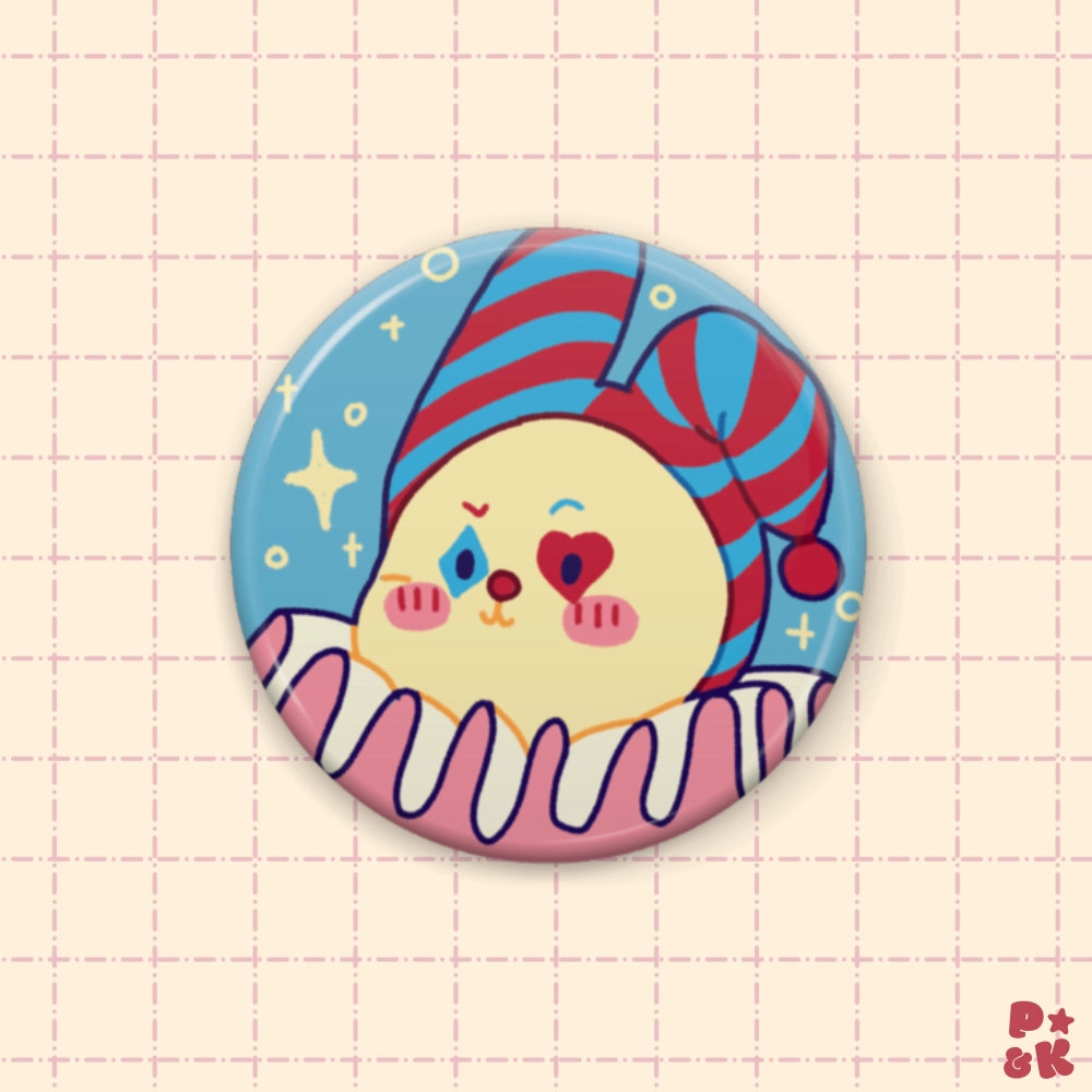 Jester Pin Set — 1.25" Button Pins