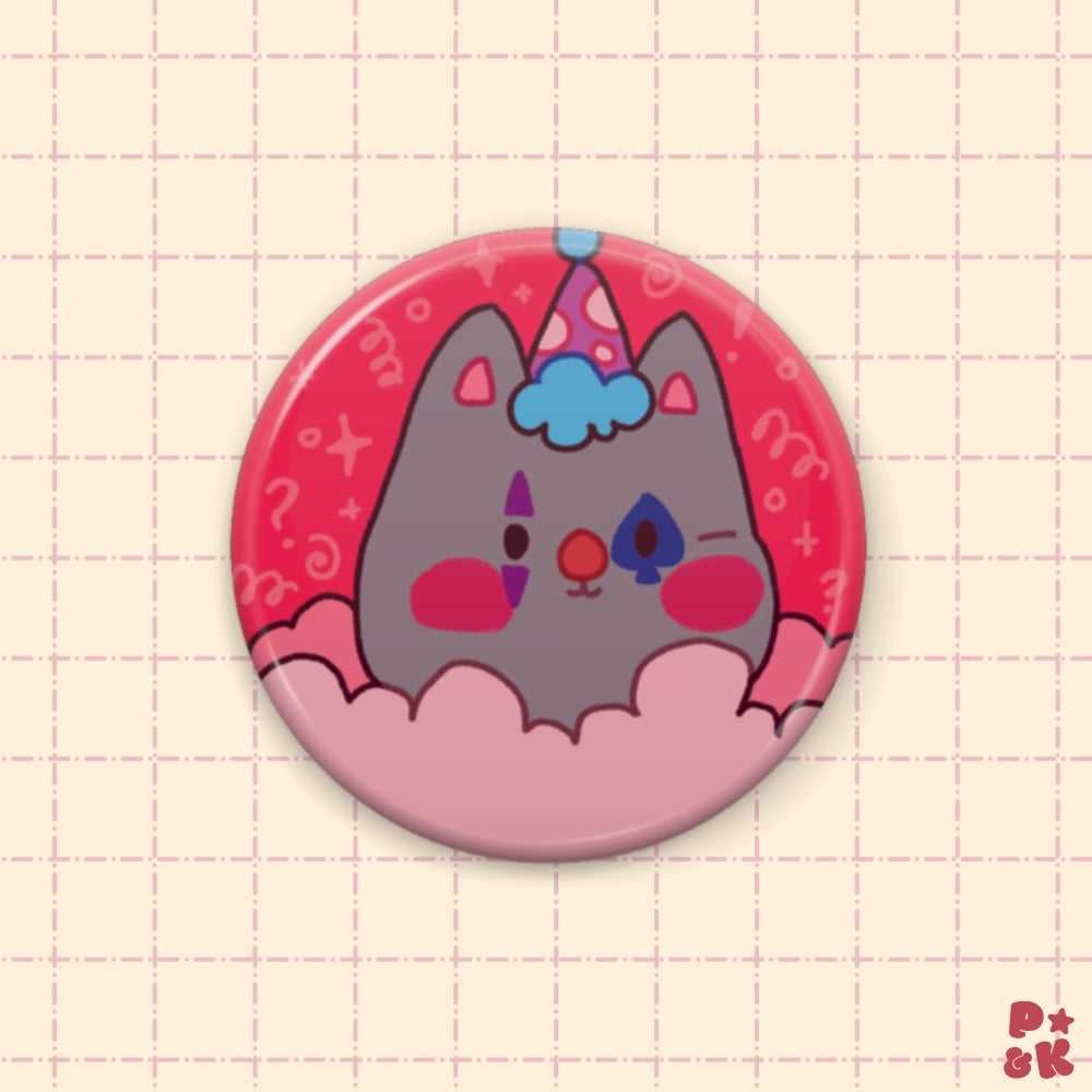 Cat Jester — 1.25" Button Pins