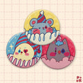 Jester Pin Set — 1.25" Button Pins